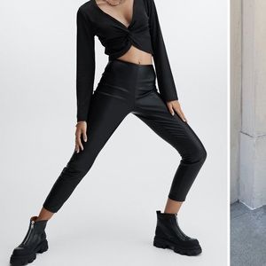 Fabletics High-waisted Vegan Leather Legging